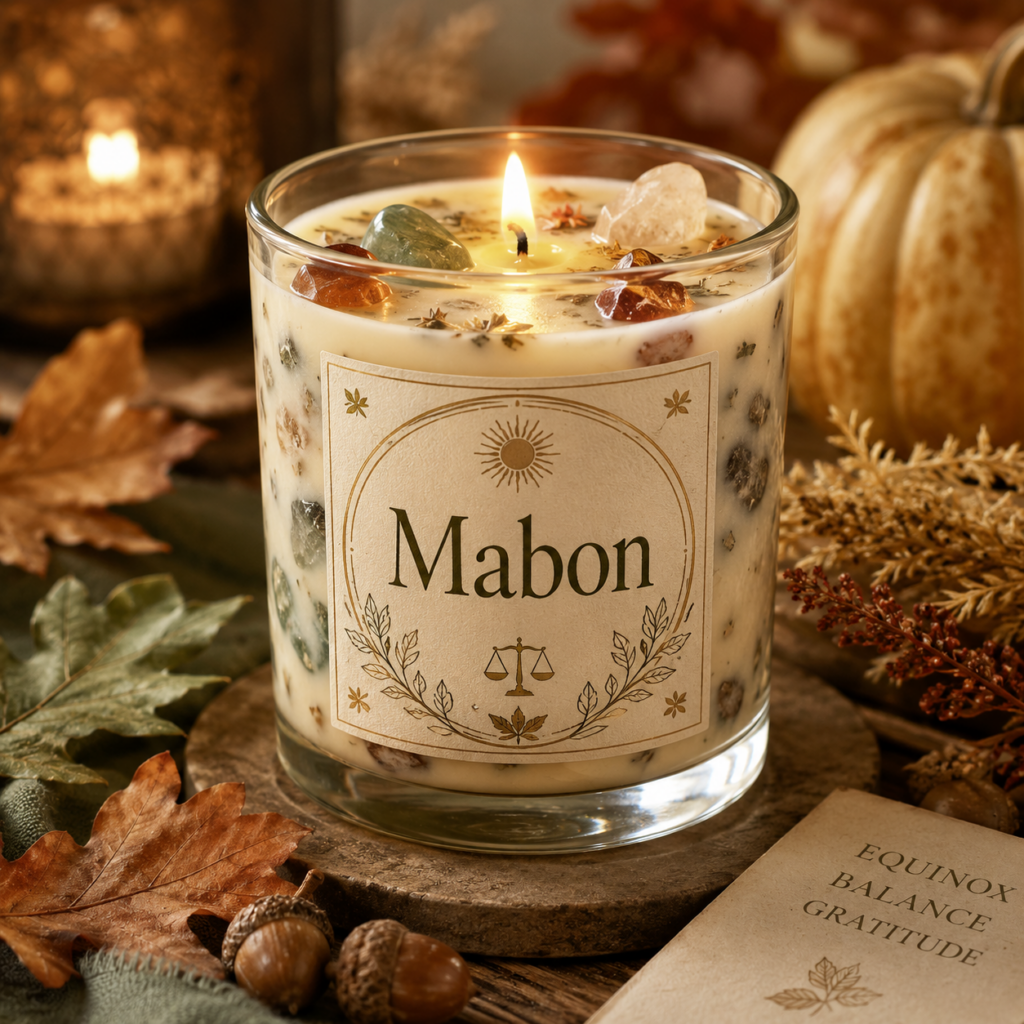 Mabon Ritualkerze
